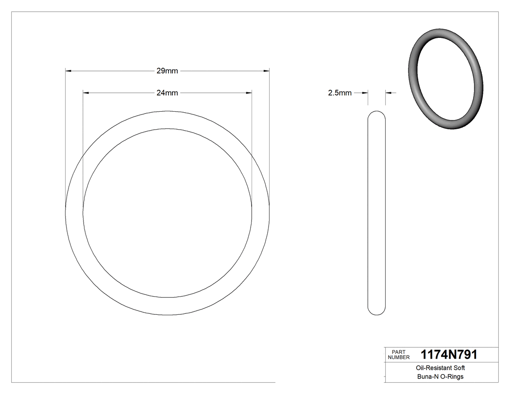 Technical drawing - 1174N791